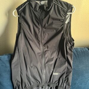 Peddal Mafia Black Sleeveless Zip-Up Vest